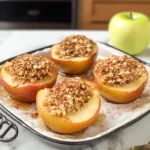 Air Fryer Baked Apples with Oats