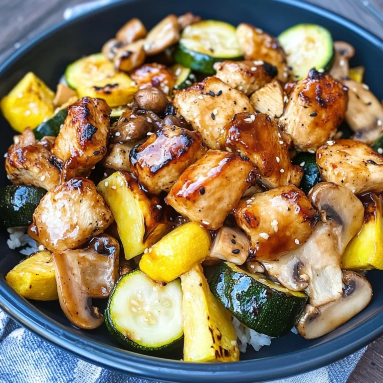 Air Fryer Hibachi Chicken & Vegetables
