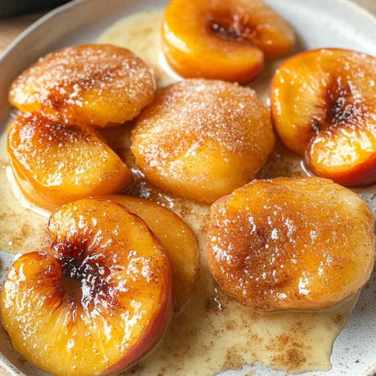 Air Fryer Peaches
