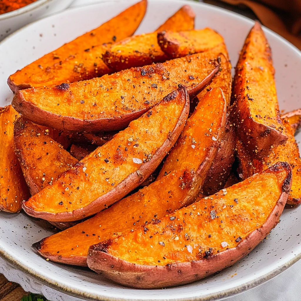 Air Fryer Sweet Potato Wedges