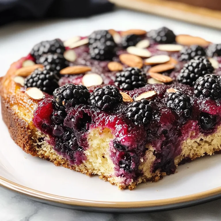 Blackberry Cake (EASY Upside-Down Skillet Cake)