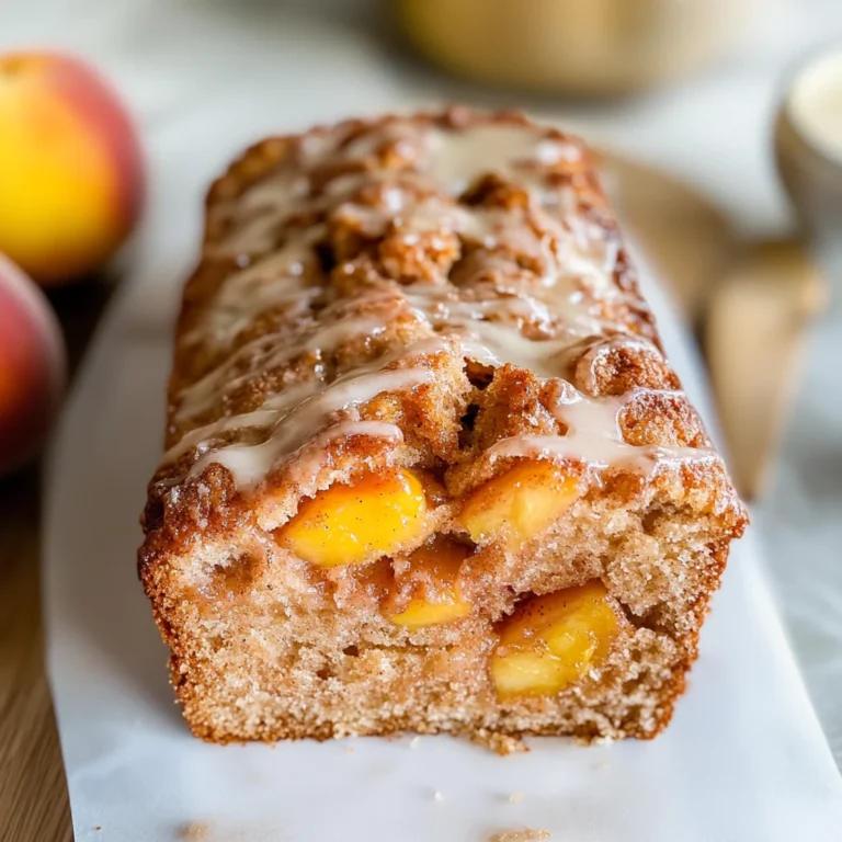 Cinnamon Peach Bread