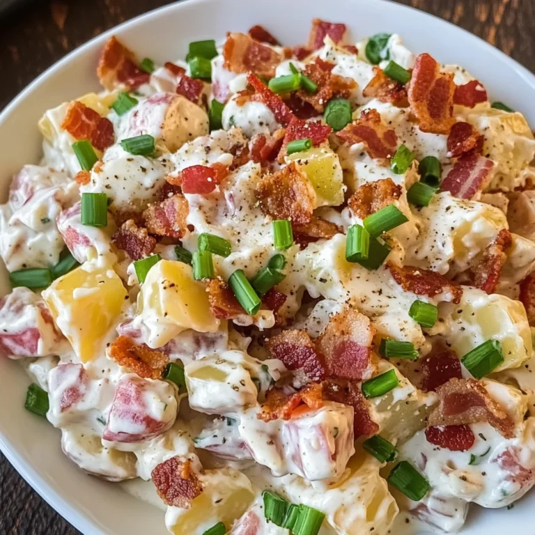Creamy Turkey Bacon Ranch Potato Salad