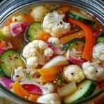 Easy Refrigerator Pickled Vegetables Recipe - Quick & Tangy!