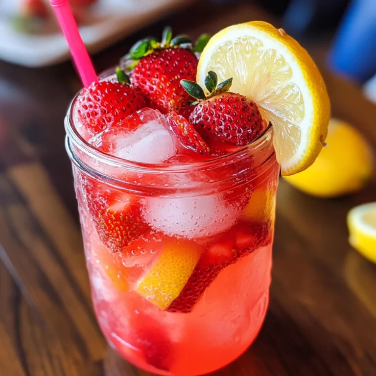 Fresh Strawberry Lemonade
