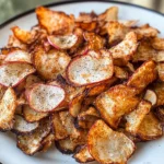 Low Carb Keto Air Fryer Radish Chips