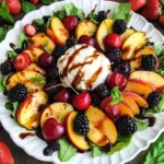 Peach Burrata Salad