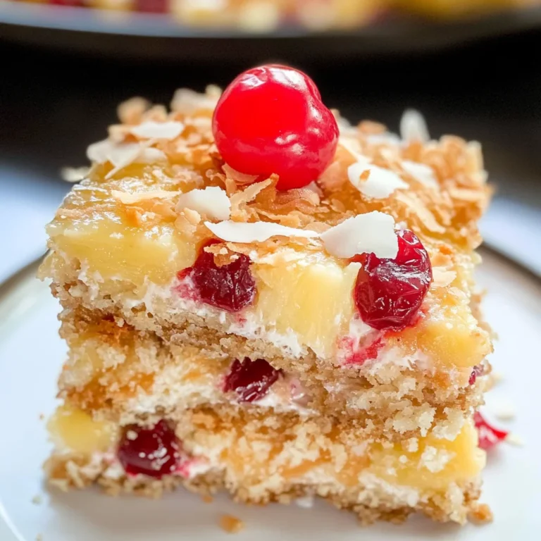 Pina Colada Seven Layer Bars