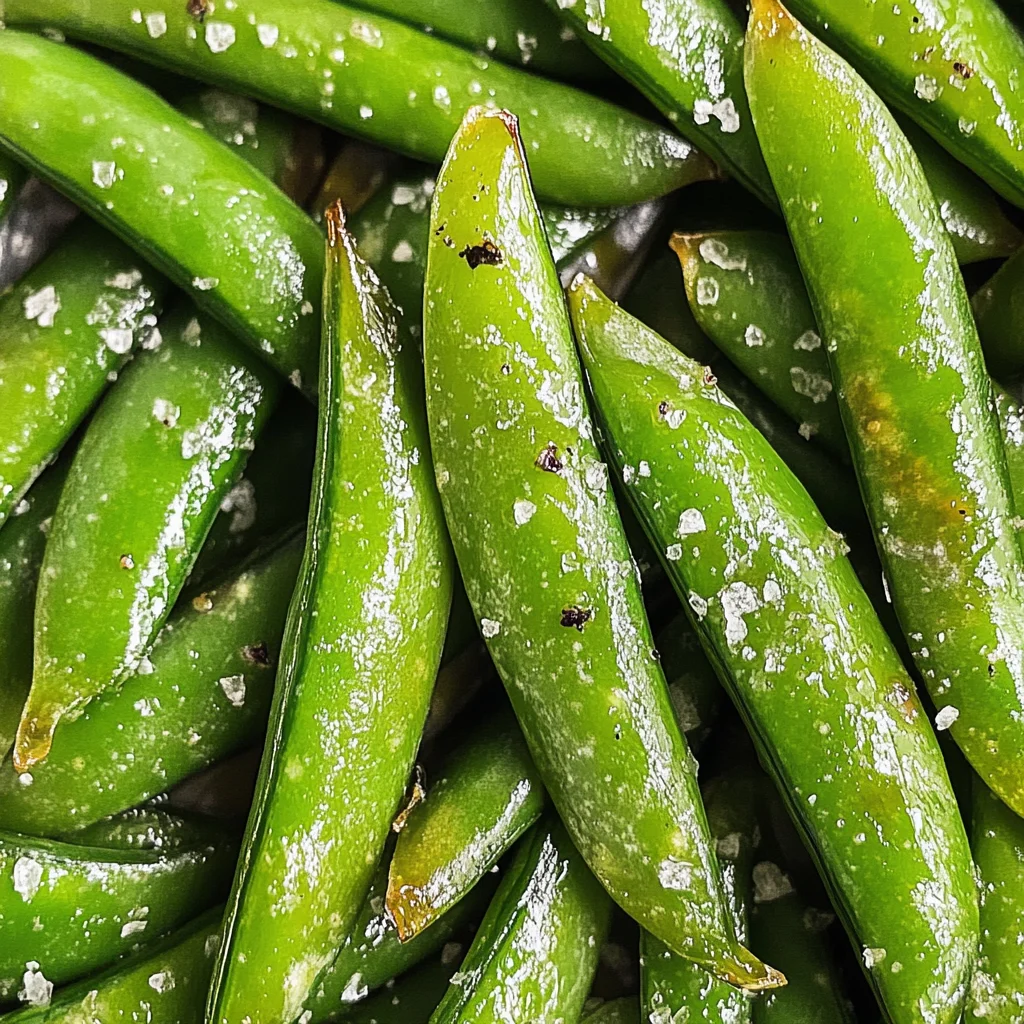 Roasted Sugar Snap Peas (so irresistible!)