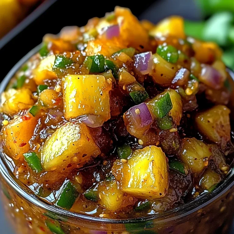 Spicy Pineapple Jalapeño Chutney
