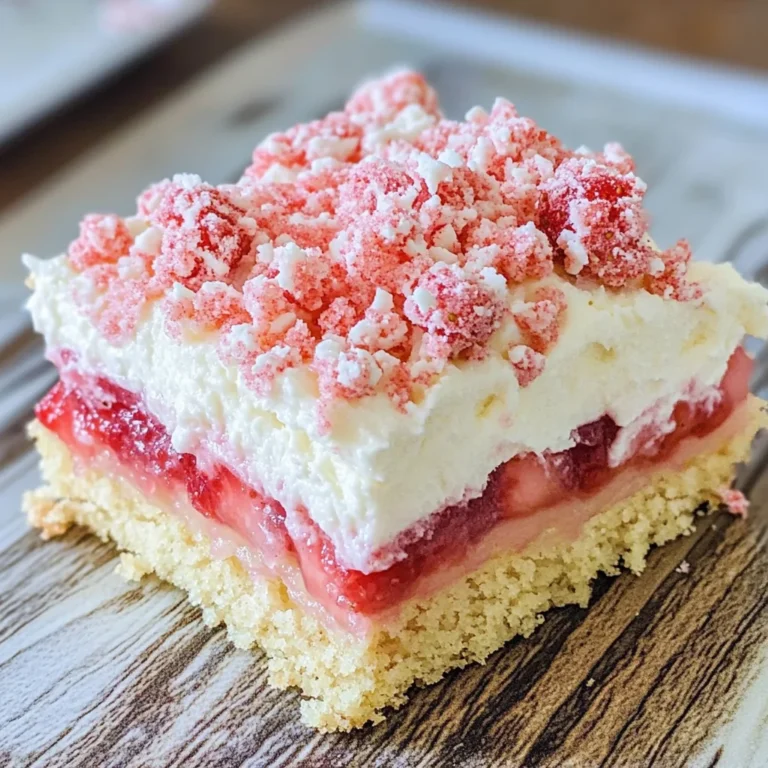 Strawberry Shortcake Bars