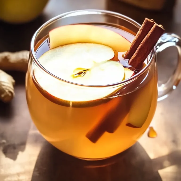 Apple Cinnamon Tea with Ginger