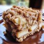 Apple Crumb Cake with Cinnamon Apple Drizzle