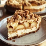 Apple Crumble Cheesecake