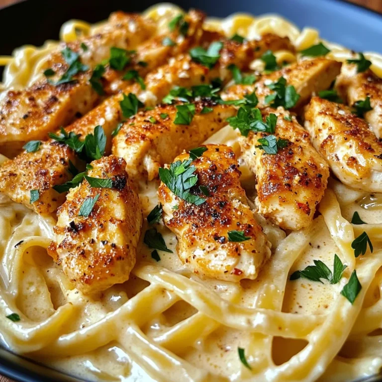 Cajun Chicken Pasta In Creamy Parmesan Garlic Sauce