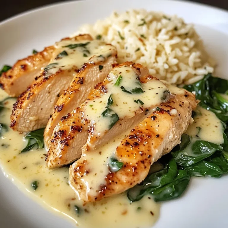 Creamy Garlic Chicken With Parmesan Rice