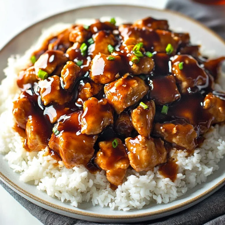 Easy Bourbon Chicken