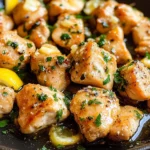 Lemon Garlic Chicken Bites
