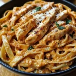 One-pot Spicy Chicken Linguine In Creamy Sauce