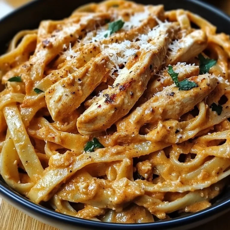 One-pot Spicy Chicken Linguine In Creamy Sauce