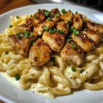 Twisted Pasta With Honey Garlic Chicken & Parmesan Cream