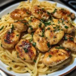 Zesty Lemon Butter Chicken Served