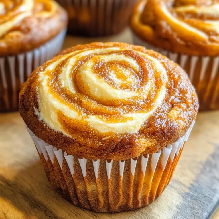 Best Swirled Pumpkin Cream Cheese Muffins