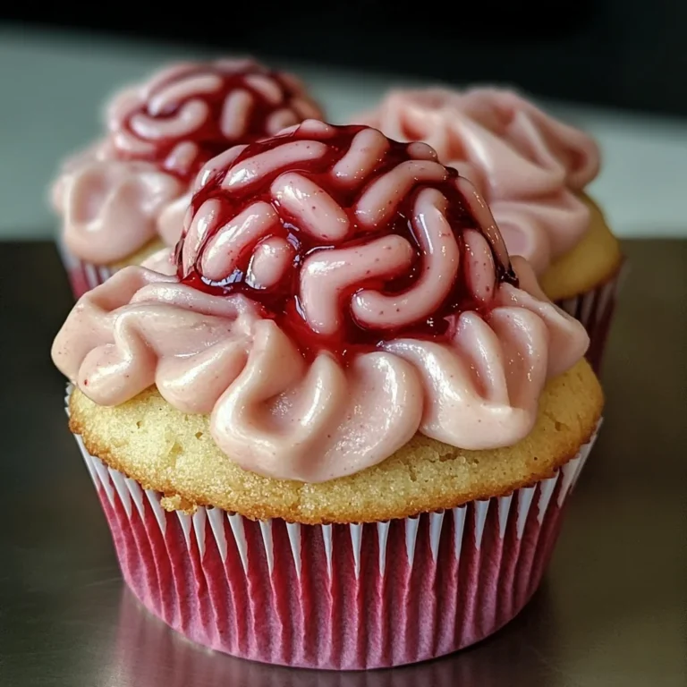 Bleeding Brain Cupcakes