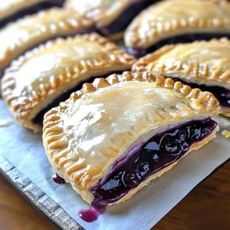 Blueberry Lemon Hand Pies