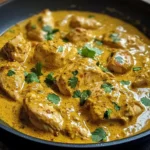 Easy Homemade Chicken Korma with Flatbread or Rice