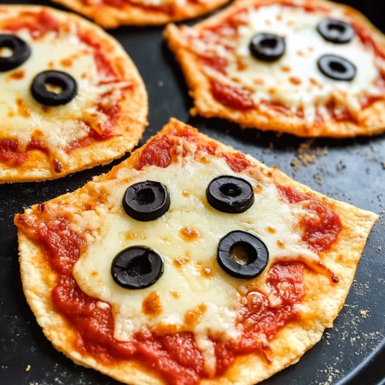 Easy Mini Halloween Pizzas
