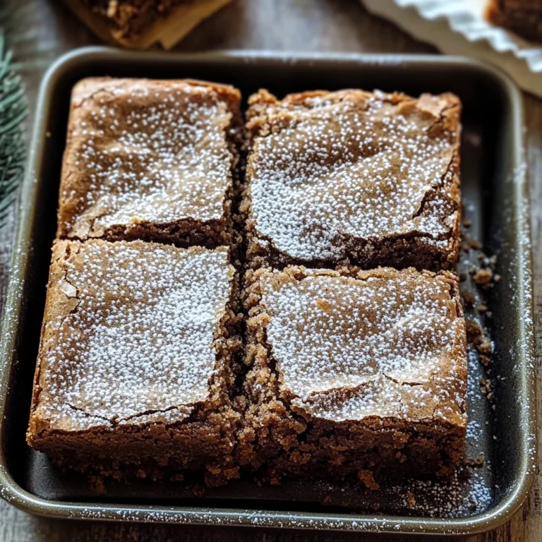 Gingerbread Brownies