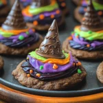 Halloween Witch Hat Cookies