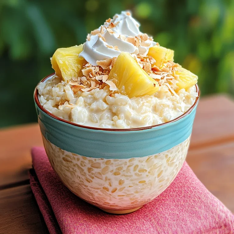 Hawaiian Rice Pudding {aka Rice Hawaiian}