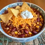 Hillbilly Chili and Cinnamon Rolls