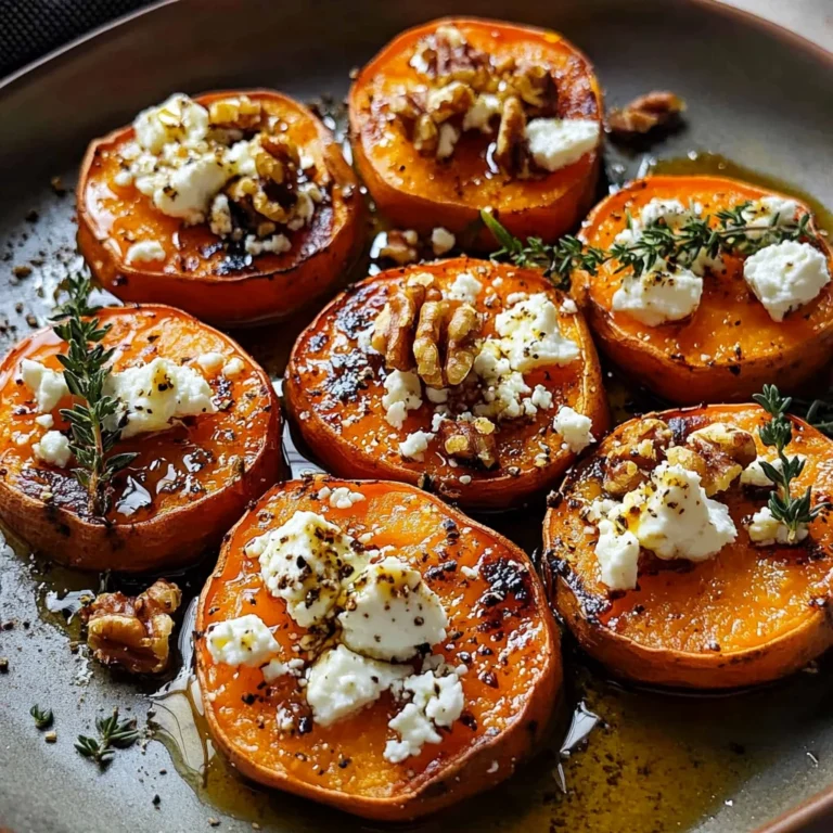 Honey Feta Sweet Potato Rounds: A Delicious & Easy Recipe