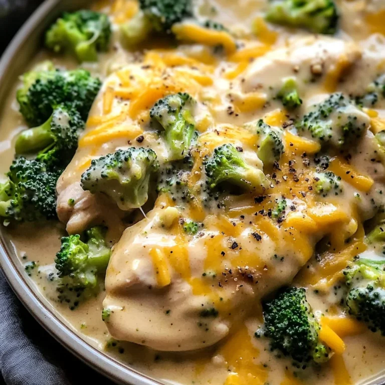 Irresistible Crockpot Creamy Broccoli Cheddar Chicken Delight