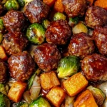 Korean BBQ Meatballs and Vegetables