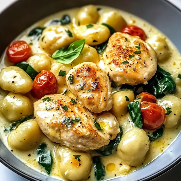 Lemon Chicken Gnocchi: Creamy One-Pot Dinner Delight