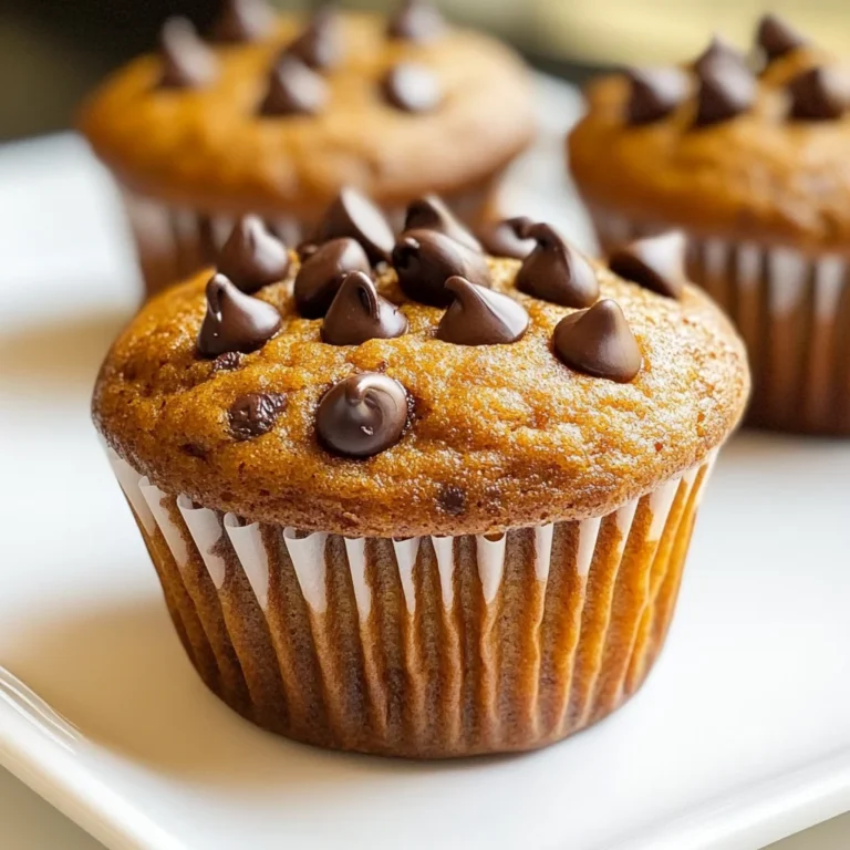 Pumpkin Chocolate Chip Muffins
