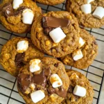 Pumpkin S'mores Cookies