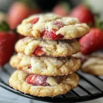 Soft Strawberry Shortcake Cookies