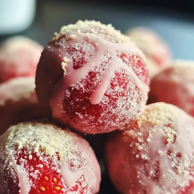 Strawberry Cheesecake Protein Balls
