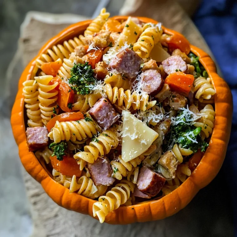 UpChuckin' Pumpkin Loaded Pasta Salad