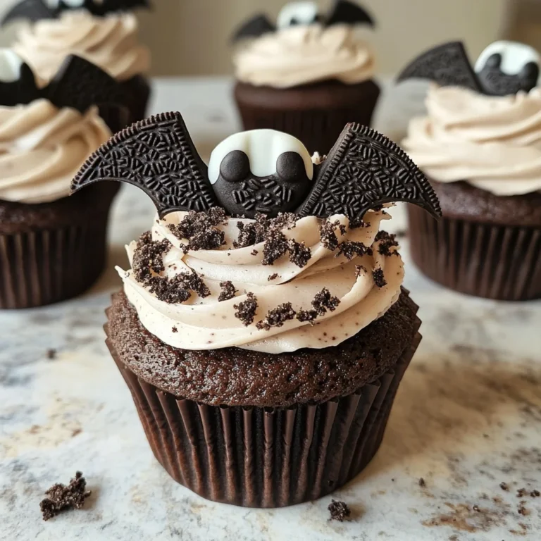 Vegan Oreo Bat Cupcakes