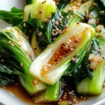 Baby Bok Choy with Soy Sauce and Garlic