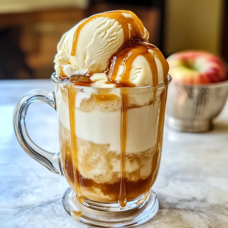 Caramel Apple Cider Float Recipe