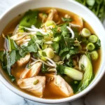 Hearty Bokchoy Chicken Soup