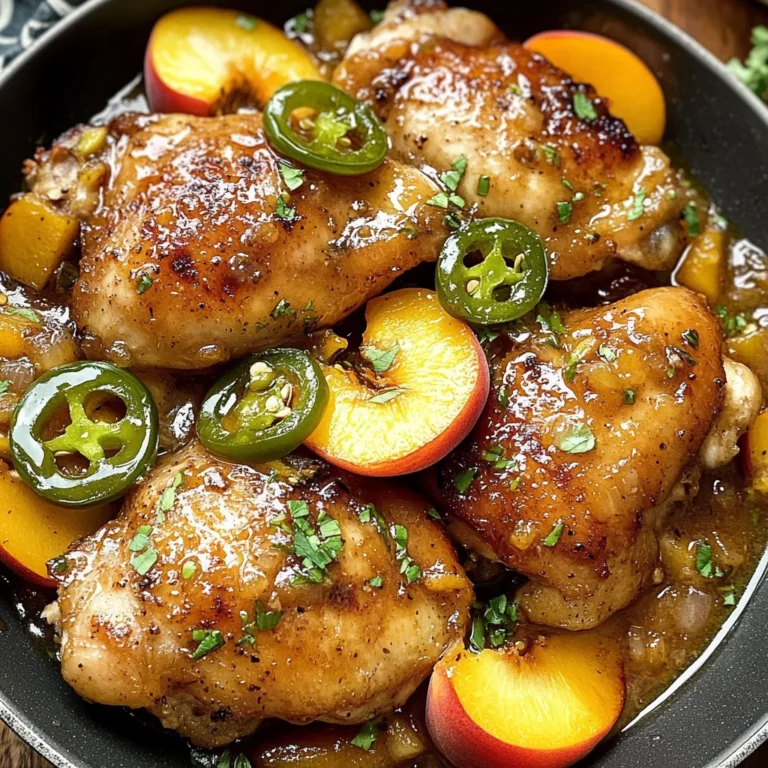 Jalapeno Peach Chicken