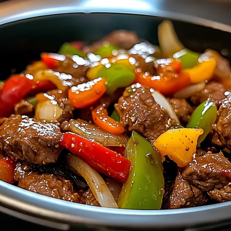 Pepper Steak in a Crock Pot